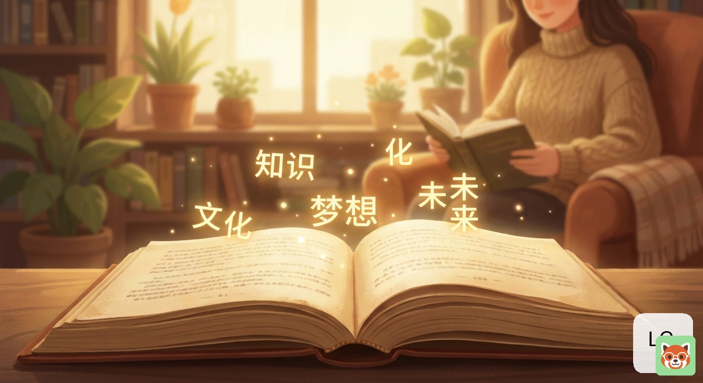 Chinese reading gap illustration