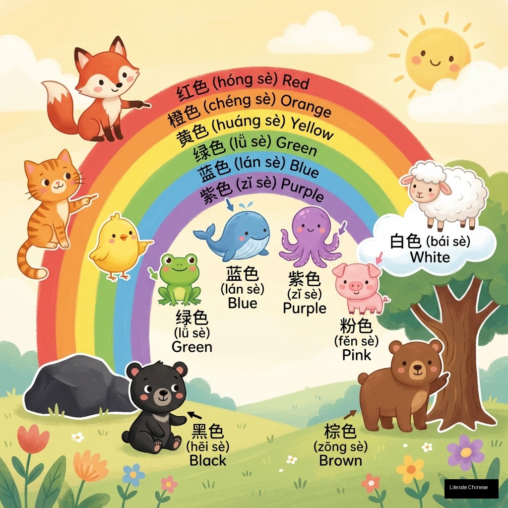 Chinese Colors Vocabulary