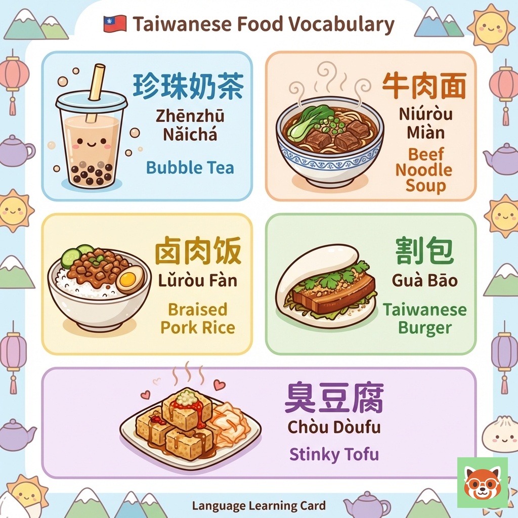 Taiwanese Food Vocabulary