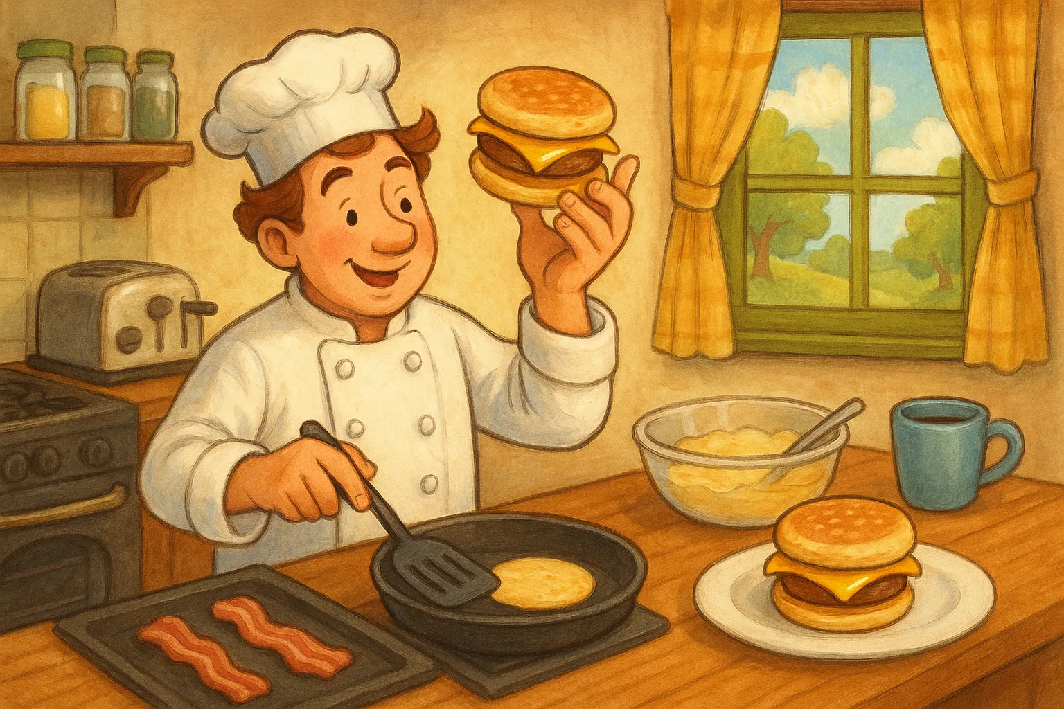 The McGriddle Illustration