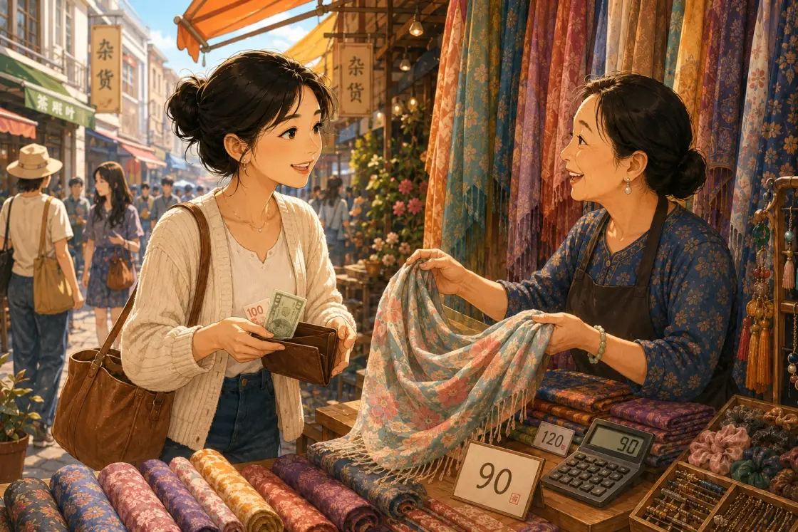 Illustration for the Chinese story “A Gift for Mom (Part 2)”