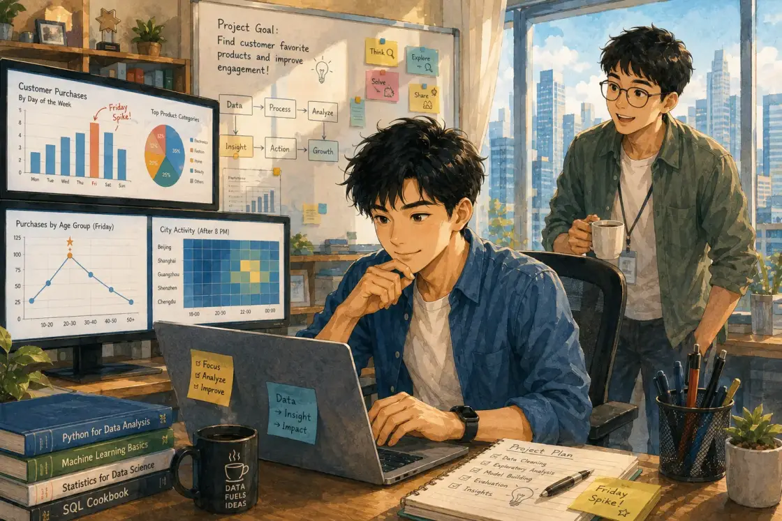 Illustration for the Chinese story “The Model Has a Problem (Part 2)”