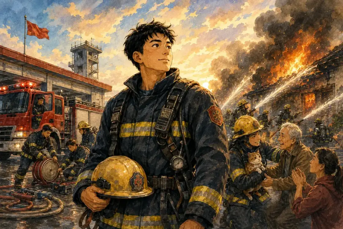 Illustration for the Chinese story “The Emergency Call (Part 2)”