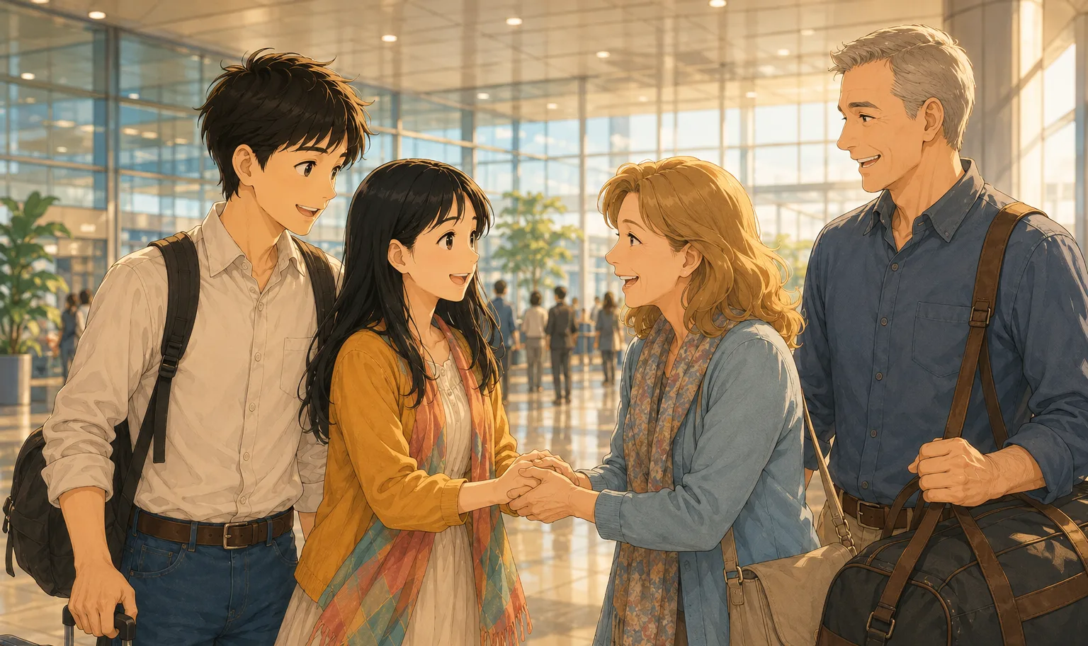 Illustration for the Chinese story “Getting Ready (Part 2)”