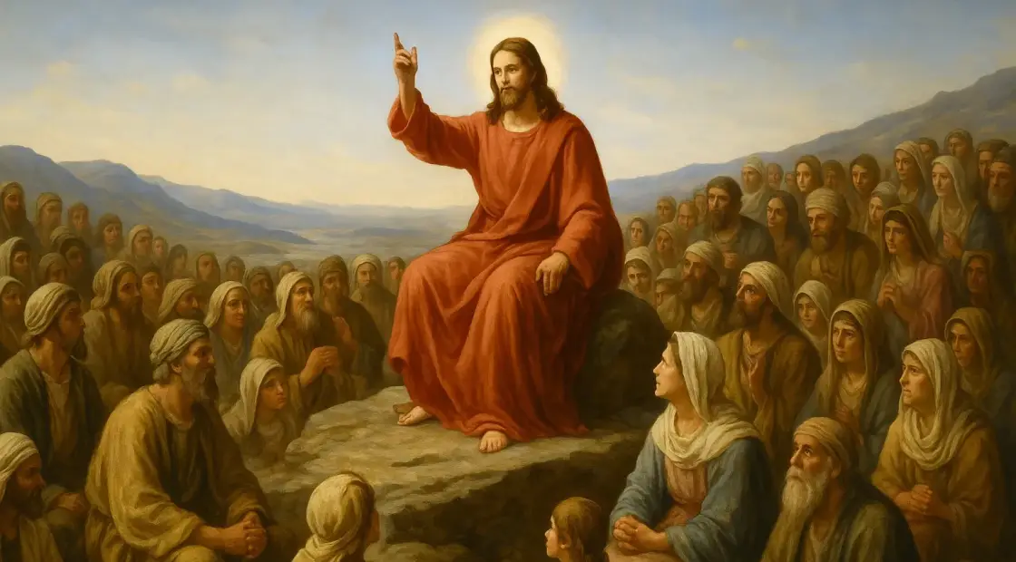 Illustration for the Chinese story “The Sermon on the Mount - Part 3 (Matthew 7)”