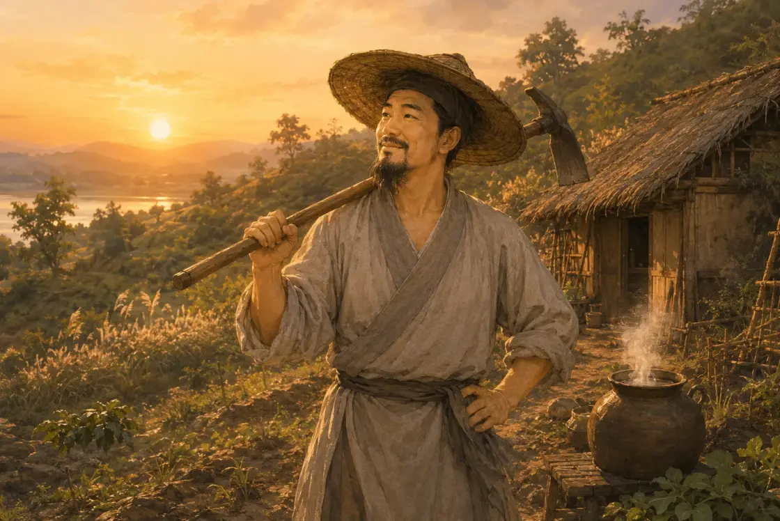 Illustration for the Chinese story “Su Dongpo: The Most Talented Man in the Song (Part 1)”