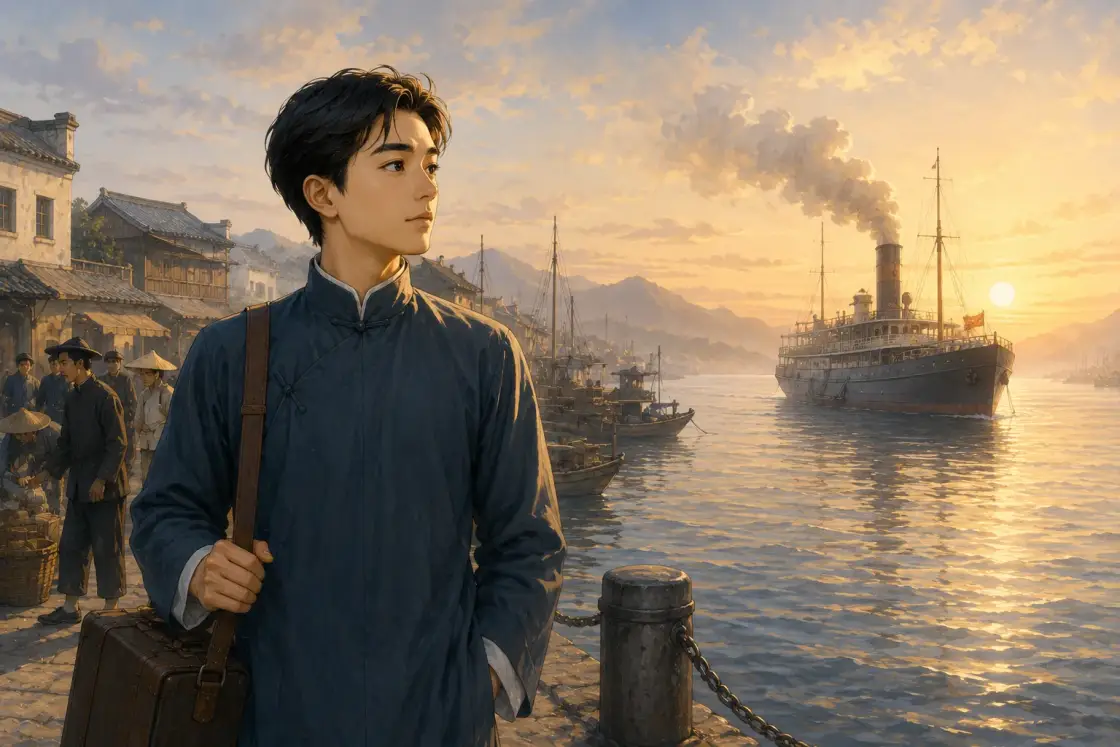 Illustration for the Chinese story “Sun Yat-sen: The Boy Who Asked Questions (Part 1)”