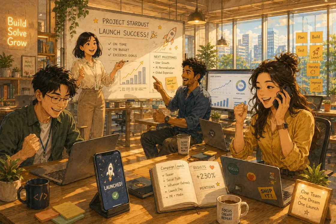 Illustration for the Chinese story “The Big Project (Part 1)”
