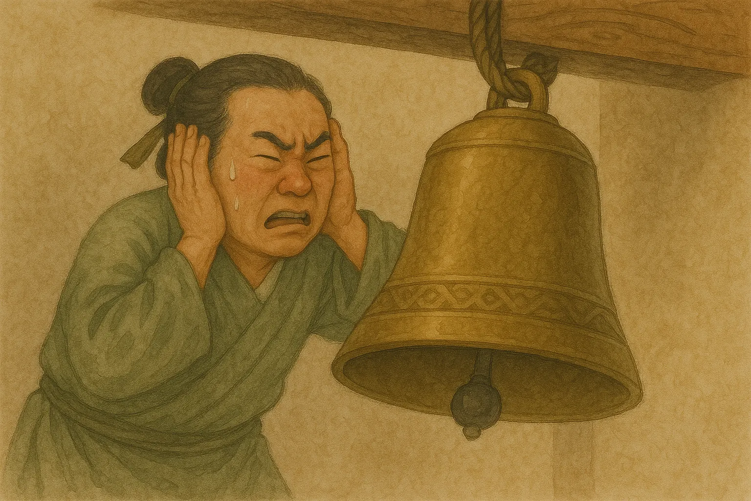 The Thief and the Bell Illustration