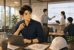 An Engineer's Morning (Part 1) — story illustration
