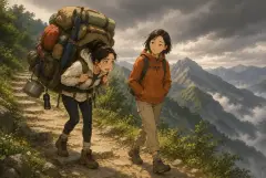 The Heavy Backpack (Part 1) — story illustration