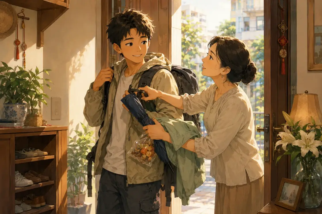 Illustration for the Chinese story “Mom Knows Best (Part 1)”